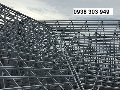 KHUNG KÈO THÉP NHẸ TẠI BÌNH DƯƠNG - THI CÔNG MÁI NGÓI